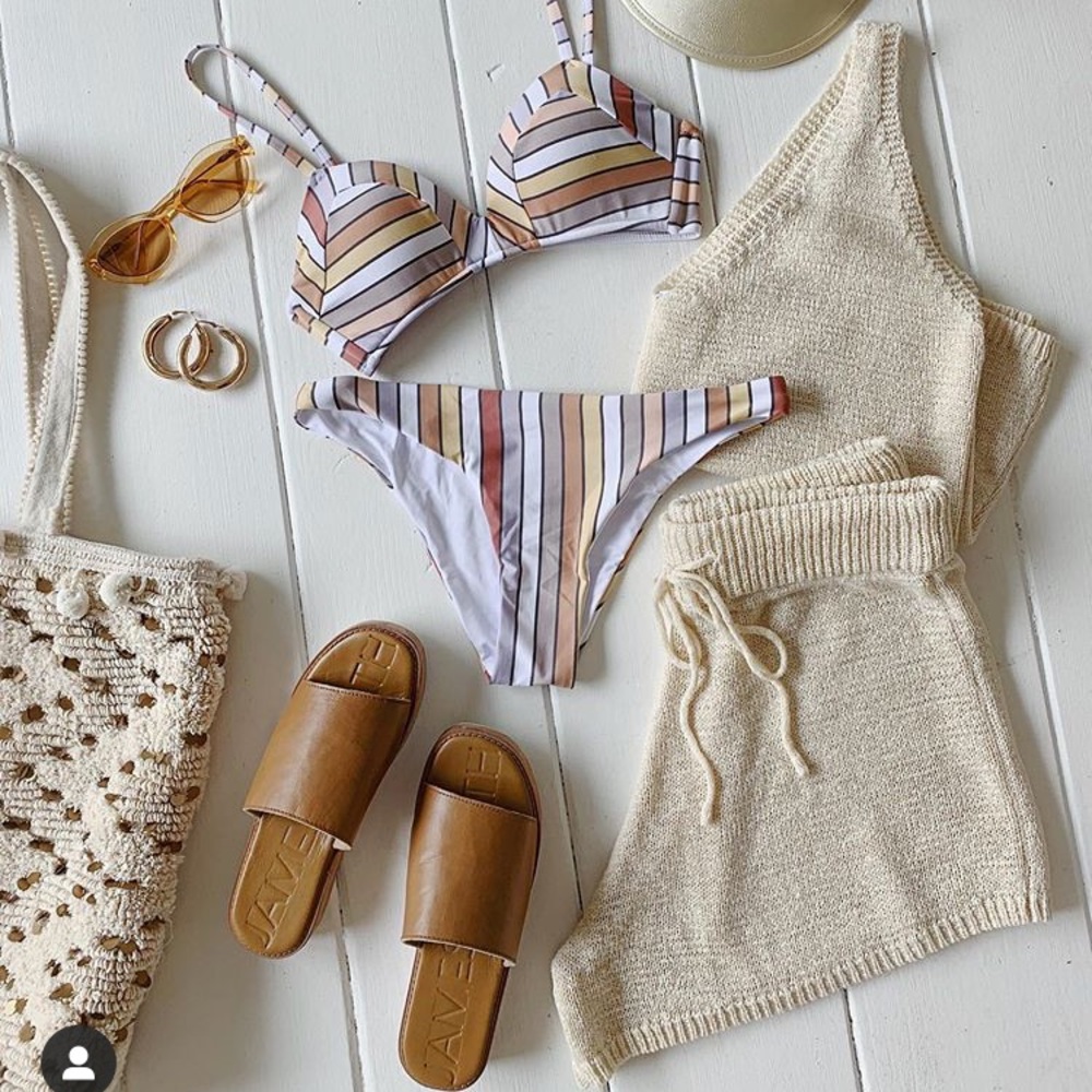 Summertime Romance Knit Ivory Set